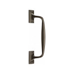 M Marcus Heritage Brass Cranked Design Face Fixing Pull Handle 253mm length